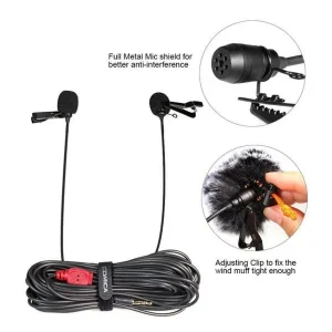 میکروفن یقه‌ای کامیکا مدل CVM-D02 با درگاه اتصال جک 3.5 میلی‌متری