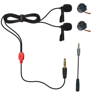 میکروفن یقه‌ای کامیکا مدل CVM-D02 با درگاه اتصال جک 3.5 میلی‌متری