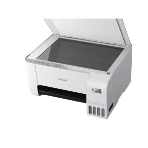 پرینتر چندکاره جوهرافشان اپسون مدل EcoTank L3256 با مخزن جوهر قابل‌شارژ، قابلیت پرینت، اسکن و کپی، اتصال Wi-Fi و USB، چاپ بدون حاشیه و رزولوشن چاپ 5760x1440 dpi