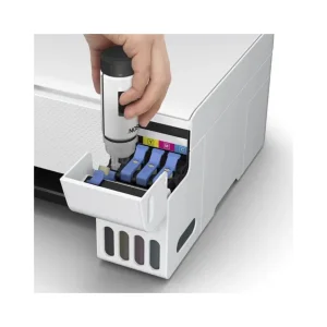 پرینتر چندکاره جوهرافشان اپسون مدل EcoTank L3256 با مخزن جوهر قابل‌شارژ، قابلیت پرینت، اسکن و کپی، اتصال Wi-Fi و USB، چاپ بدون حاشیه و رزولوشن چاپ 5760x1440 dpi