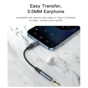مبدل لایتنینگ به جک 3.5 میلی متری یسیدو مدل YAU37 NEW