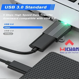مبدل USB-C OTG به USB 3.0 میچان مدل G10