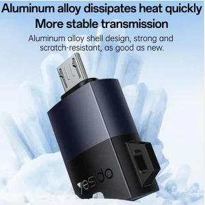 مبدل MicroUSB به USB یسیدو مدل GS33