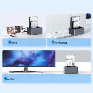 داک هارد 2.5 و 3.5 اینچی USB -C اوریکو مدل 6626C3-C