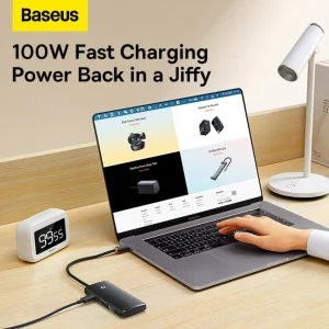 هاب 6 پورت USB-C بیسوس مدل WKQX050101