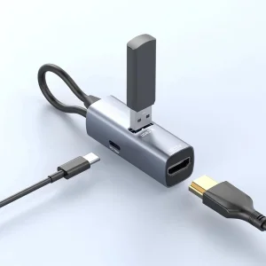 هاب تایپ سی پاورولوژی مدل PWJT424BK