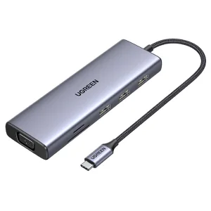 هاب ۹ پورت USB-C یوگرین مدل CM498-15600