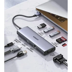 هاب ۹ پورت USB-C یوگرین مدل CM498-15600