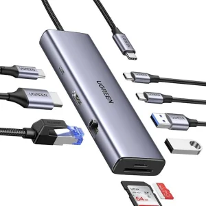 هاب ۹ پورت USB-C یوگرین مدل CM498-15600