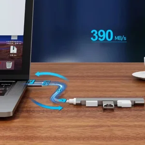 هاب 4 پورت USB 3.0 دوپریم مدل X4 2in1