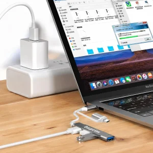 هاب 4 پورت USB 3.0 دوپریم مدل X4 2in1