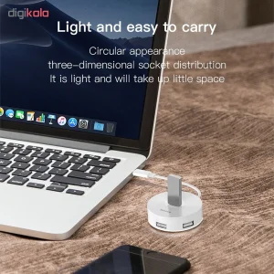هاب 4 پورت USB-C باسئوس مدل PC