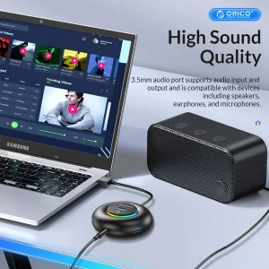 هاب 4 پورت USB-C اوریکو مدل YX1-C2-03