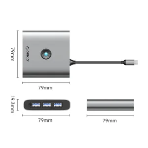 هاب 8 پورت Type-C اوریکو مدل ORICO-FAX-8P