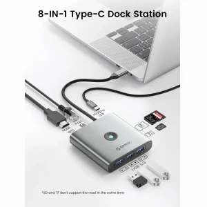 هاب 8 پورت Type-C اوریکو مدل ORICO-FAX-8P