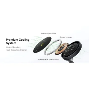 هاب 7 پورت USB-C و شارژر بی سیم بیسوس مدل BS-OH122