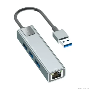 هاب 4 پورت USB-A ارلدام مدل HUB22 RJ45