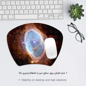 ماوس پد هومرو مدل MC434 طرح کهکشان جیمز وب