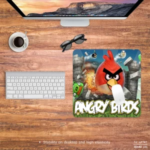 ماوس پد هومرو مدل NX002 طرح Angry Birds سایز 40x40 سانتی متر