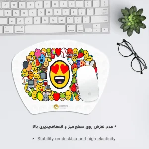 ماوس پد هومرو مدل MC121 طرح استیکر