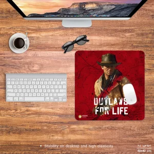 ماوس پد هومرو مدل NX437 طرح بازی Red Dead Redemption سایز 40x40 سانتی‌متر