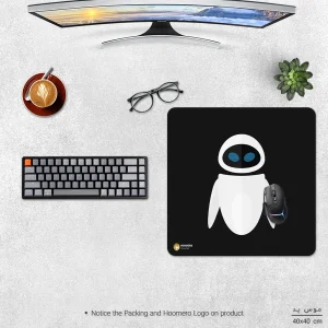 ماوس پد هومرو مدل NX670 طرح انیمیشن WALL-E سایز 40x40 سانتی‌متر