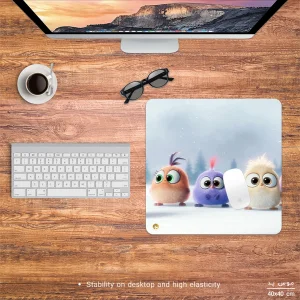 ماوس پد هومرو مدل NX004 طرح Angry Birds سایز 40x40 سانتی متر