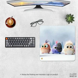 ماوس پد هومرو مدل NX004 طرح Angry Birds سایز 40x40 سانتی متر