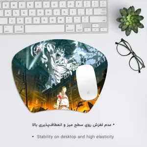ماوس پد هومرو مدل MC1017 طرح انیمه اتک آن تایتان
