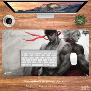 ماوس پد مخصوص بازی هومرو مدل MX1078 طرح بازی استریت فایتر