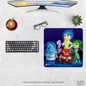 ماوس پد هومرو مدل NX195 طرح انیمیشن Inside Out سایز 40x40 سانتی‌متر