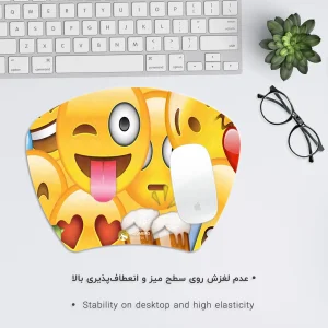 ماوس پد هومرو مدل MC119 طرح لبخند