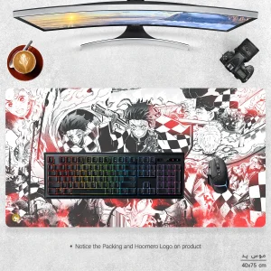 ماوس پد هومرو مدل MX652 طرح انیمه شیطان کش Demon Slayer