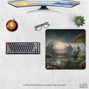 ماوس پد هومرو مدل NX565 طرح بازی The Elder Scrolls سایز 40x40 سانتی‌متر