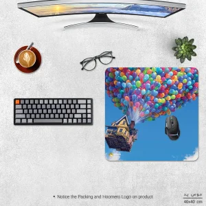 ماوس پد هومرو مدل NX660 طرح انیمیشن Up سایز 40x40 سانتی‌متر
