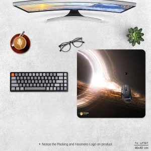 ماوس پد هومرو مدل NX200 طرح فیلم Interstellar سایز 40x40 سانتی‌متر