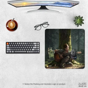 ماوس پد هومرو مدل NX238 طرح بازی آخرین بازمانده The Last of us سایز 40x40 سانتی‌متر