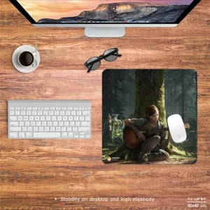 ماوس پد هومرو مدل NX238 طرح بازی آخرین بازمانده The Last of us سایز 40x40 سانتی‌متر
