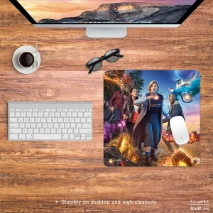 ماوس پد هومرو مدل NX094 طرح سریال Doctor Who سایز 40x40 سانتی متر