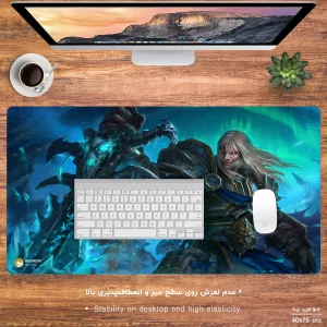 ماوس پد مخصوص بازی هومرو مدل MX970 طرح بازی وارکرفت Warcraft