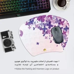 ماوس پد هومرو مدل MC137 طرح پروانه