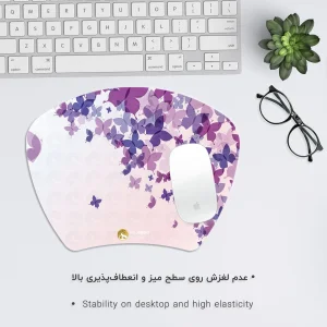 ماوس پد هومرو مدل MC137 طرح پروانه
