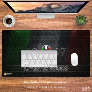 ماوس پد هومرو مدل MX743 طرح باشگاه فوتبال یوونتوس