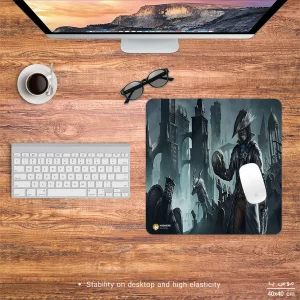 ماوس پد هومرو مدل NX031 طرح بازی Bloodborne سایز 40x40 سانتی متر