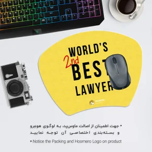 ماوس پد هومرو مدل MC159 طرح بهترین وکیل