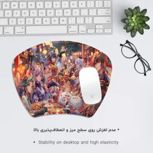 ماوس پد هومرو مدل MC1106 طرح بازی گنشین ایمپکت