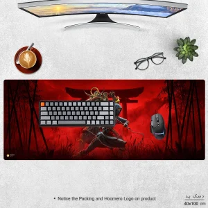 ماوس پد هومرو مدل HX430 طرح Assassin's Creed سایز 40x100 سانتی‌متر