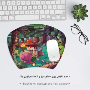 ماوس پد هومرو مدل MC551 طرح بازی ماینکرفت