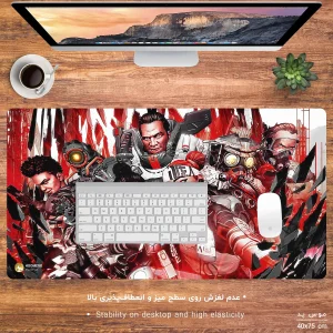 ماوس پد مخصوص بازی هومرو مدل MX1323 طرح بازی ایپکس لجندز