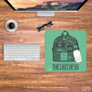 ماوس پد هومرو مدل NX236 طرح بازی آخرین بازمانده The Last of us سایز 40x40 سانتی‌متر